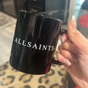 ALLSAINTS black coffee mug